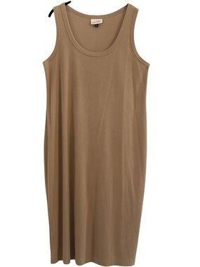 Universal Thread Latte Ribbed Sleeveless Stretch Dress Size XXL